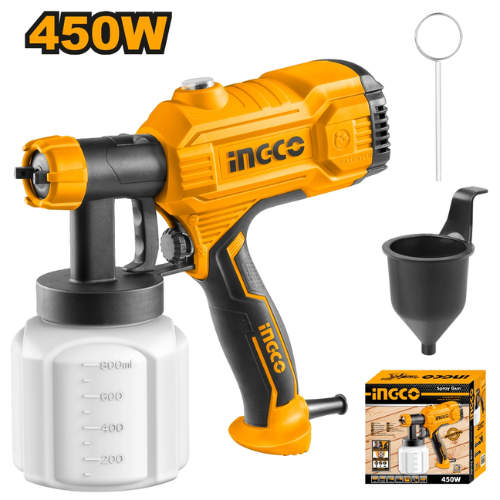 INGCO PISTOLA PULVERIZADORA 450W 800ml