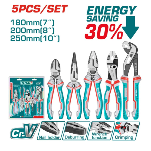 SET 5 PZS ALICATES TOTAL CR-V ENERGY SAVING
