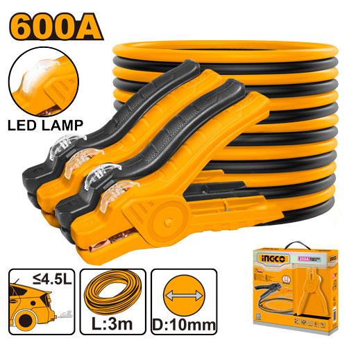 ACOPLE DE BATERIA 600AMP 3Mx10MM CON LAMPARA LED, TAMAÑO DE ABRAZADERA: 18X11 CM