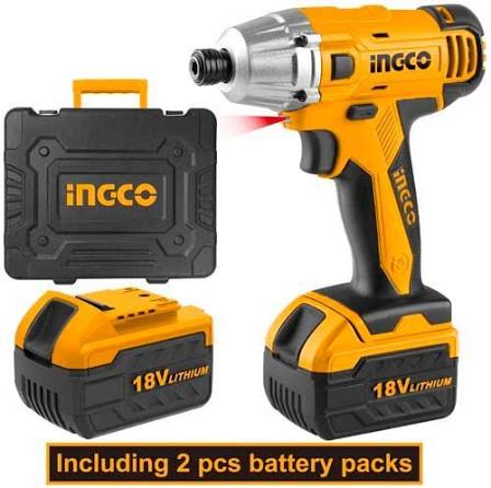 Llave de impacto ina. 18V litio set/48pzs T/23+1