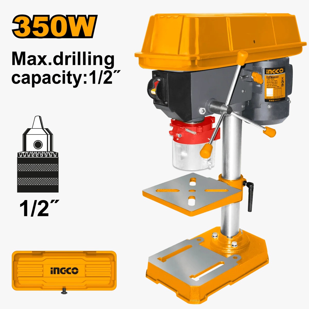 Taladro de columna 350W 5/V 110V/60Hz