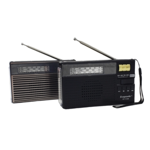 RADIO PORTÁTIL ECOPOWER AM/FM