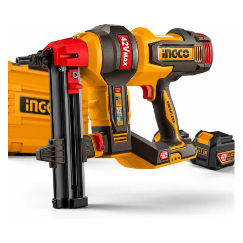 Foto adicional de CLAVADORA CONCRETO INGCO 42V MAX BL MOTOR 40MM + 2 BATERÍAS 2.5AH