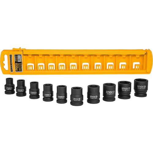 Foto adicional de TUBOS DE IMPACTO INGCO 10PCS 1/2" Cr-Mo 6 PUNTAS